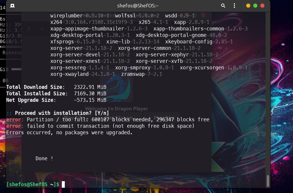 ShefOS Скриншот 6